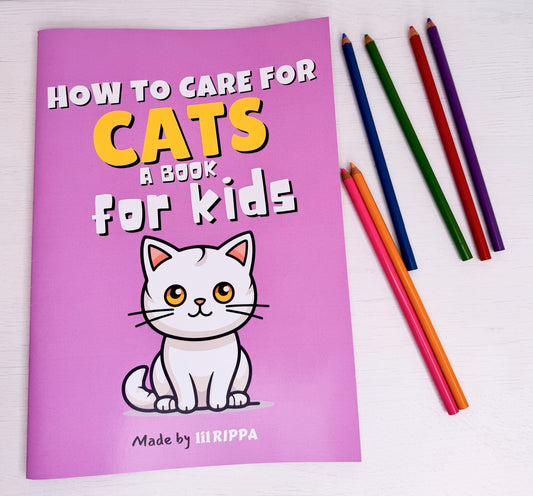 How to care for Cats Book for Kids