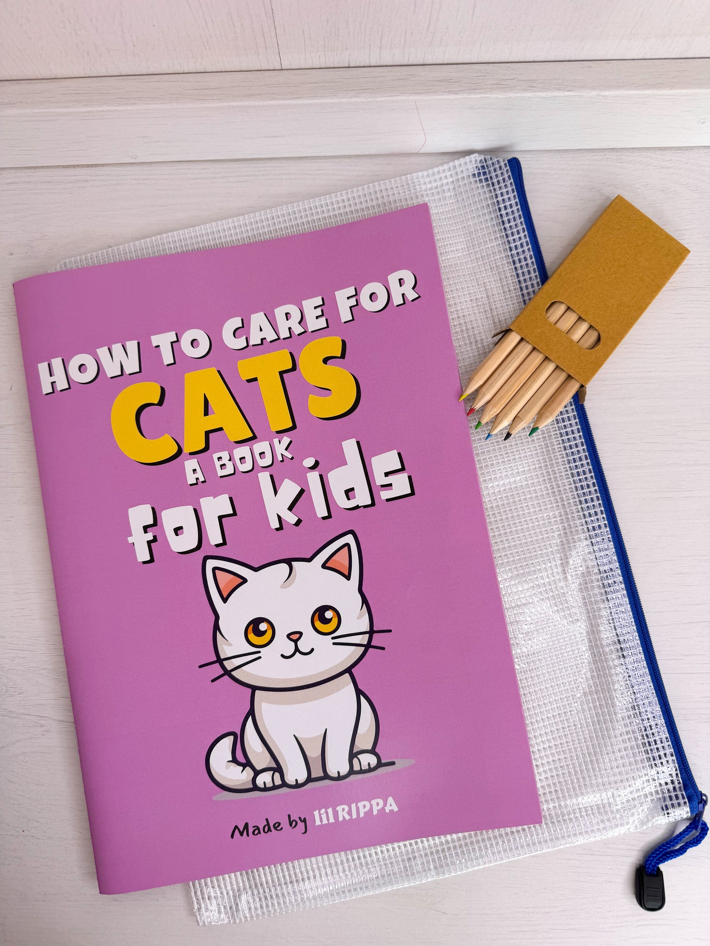 How to care for Cats Book for Kids